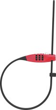 ABUS Combiflex Travelguard zámek 45cm (červený)