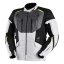 Textilní moto bunda Furygan Brooks (bílá/šedá/černá) pánská