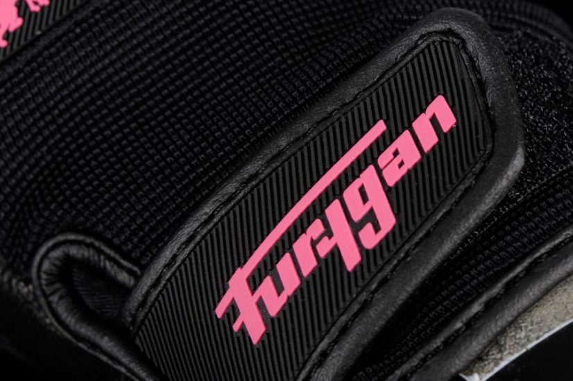 Moto rukavice Furygan JET D3O Lady (černá/růžová) dámské