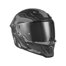 Přilba na motorku NOX EXKLUSIVE Goliath Berserk (černá matná/titanová)