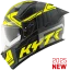 Moto přilba KYT R2R Octane (černá/šedá/žlutá) matná