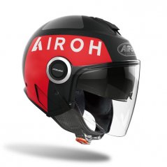 Otevřená helma na skútr a motorku AIROH HELIOS Up (matná černá) 2022