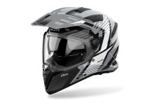 Enduro helma na motorku AIROH BANDIT Spicy (lesklá šedá) 2026
