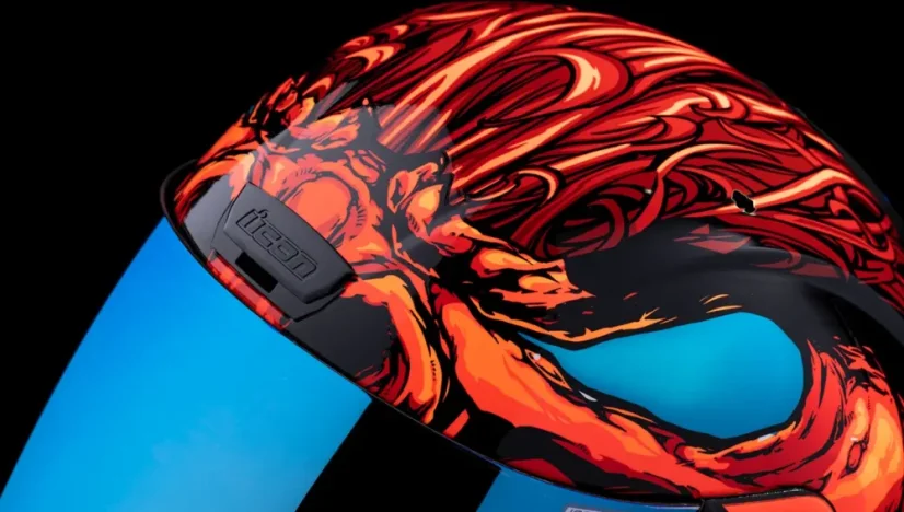 Moto přilba ICON Airform™ ManikRR Mips (červená)