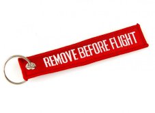 Klíčenka textilní Remove Before Flight