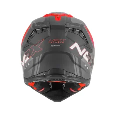 Motokrosová helma NOX N634 MX Storm (černá/červená) mat