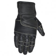 Kožené rukavice na motorku WINTEX Urban (černá/hnědá)