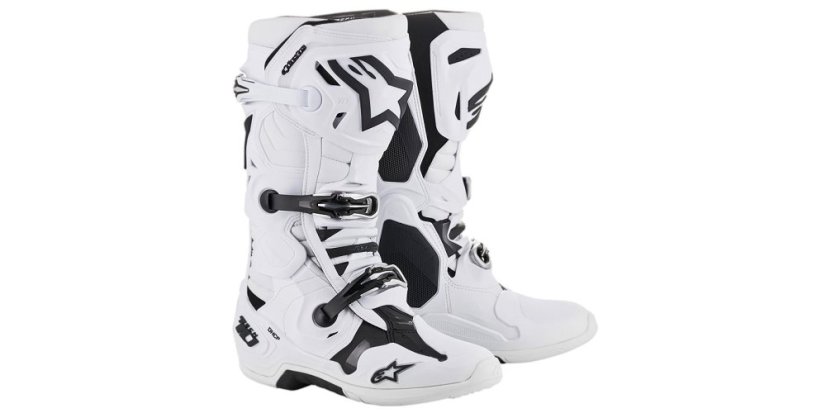 Boty na moto ALPINESTARS Tech 10 (bílé)