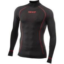 SIX2 TS3W CU zimní triko dl. rukáv s rolákem (černá) UNISEX