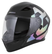 Moto přilba CASSIDA Orbit Grind Absolut (černá/holografická)