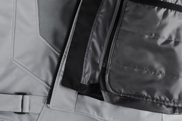 Textilní bunda na motorku Furygan Baldo 3v1 (šedá) pánská