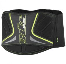 Ledvinový pás Büse Ultimate (černá/žlutá fluo) zateplený