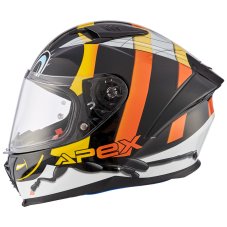 Moto přilba AMOQ FI100 Junior Včelka (černá/oranžová/bílá)