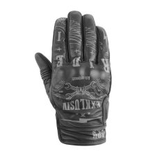 Rukavice na motorku NOX EXKLUSIV Iron Ris (černé)