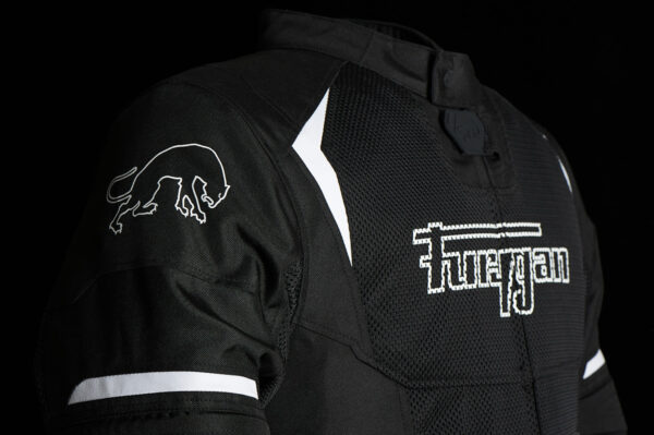 textilní bunda na motorku Furygan Ultra Spark Vented 3v1 (černá/bílá)