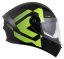 Moto přilba CASSIDA Orbit Grind (černá/žlutá fluo) matná