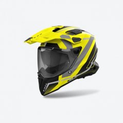 Enduro helma na motorku AIROH COMMANDER 2 MAVICK (matná žlutá)