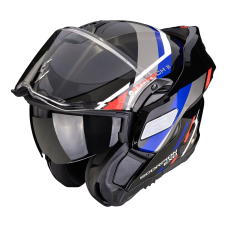 Překlopná přilba na motorku SCORPION EXO-TECH II Markus (černá/modrá/červená)