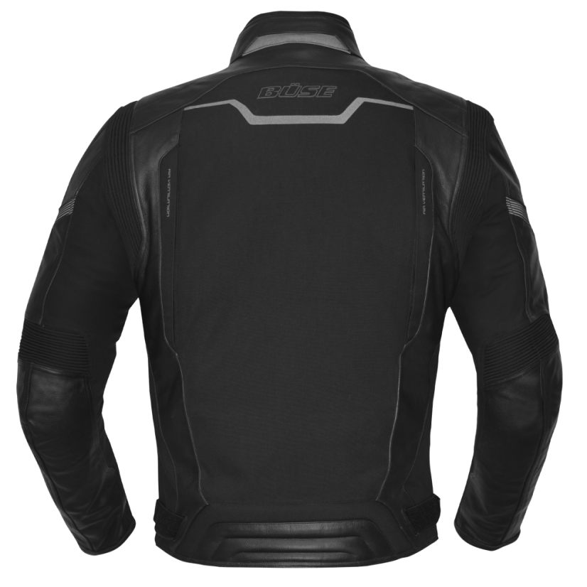 Kožená moto bunda Büse Novaro (černá) pánská