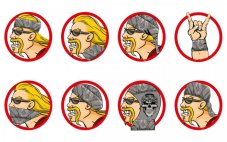Lethal Threat multifunkční šátek Gorilla