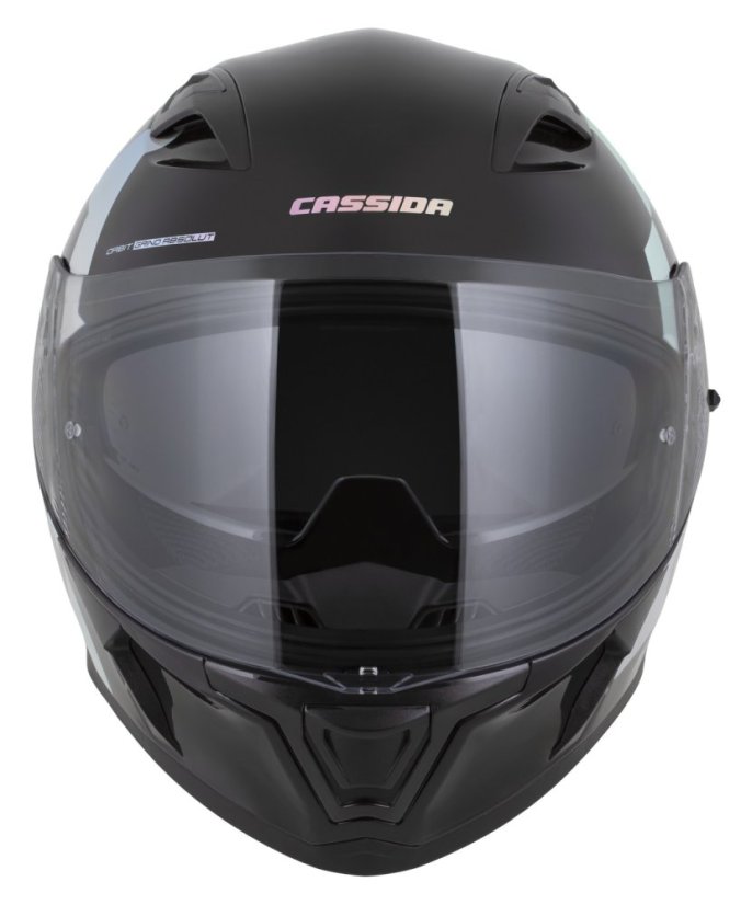 Moto přilba CASSIDA Orbit Grind Absolut (černá/holografická)