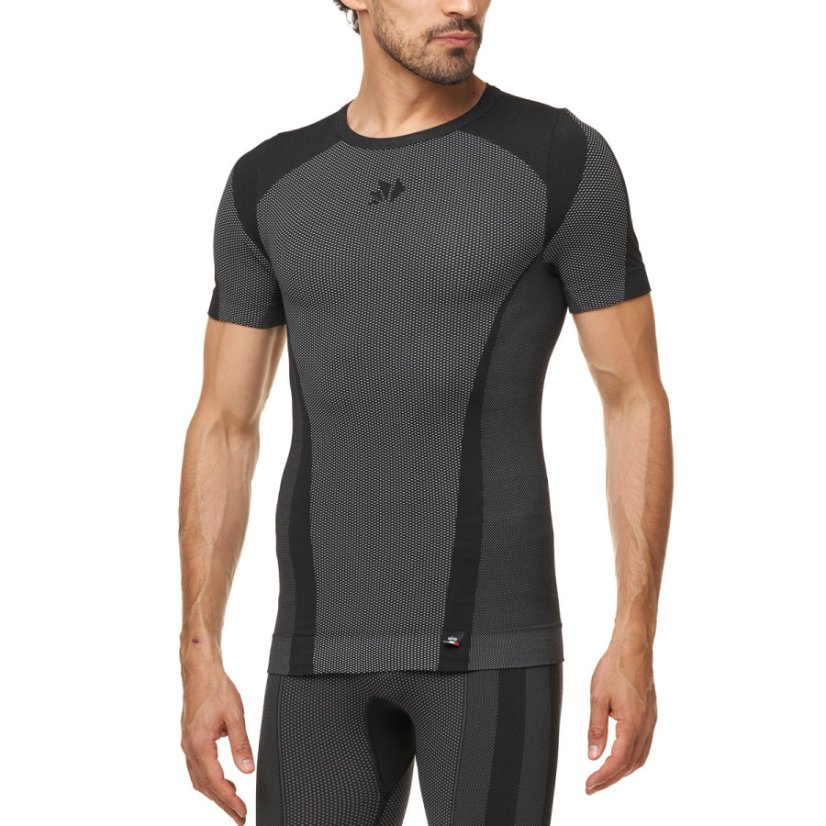 SIXS TS1 V2 funkční triko kr. rukáv (carbon černá) UNISEX