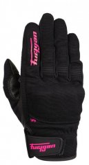 Moto rukavice Furygan JET D3O Lady (černá/růžová) dámské
