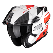 Překlopná přilba na motorku SCORPION EXO-TECH II Void (bílá/černá/červená)