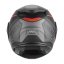 Překlopná přilba na motorku NOX PREMIUM SPINNER ARK (matná černá/červená)