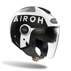 Otevřená helma na skútr a motorku AIROH HELIOS Up (lesklá bílá) 2022