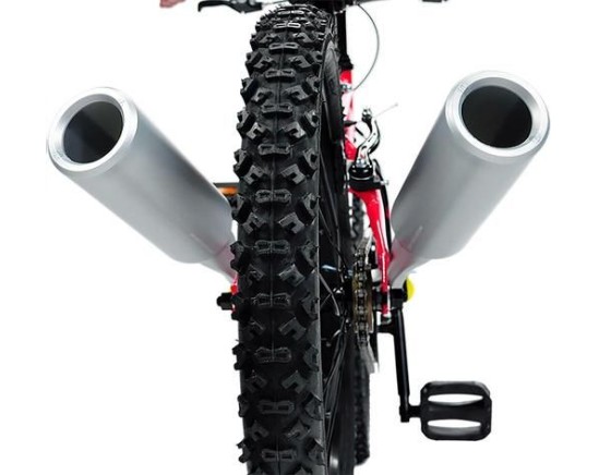 Plastový výfuk na kolo TurboSpoke