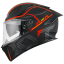 Moto přilba KYT R2R Concept (černá/červená)
