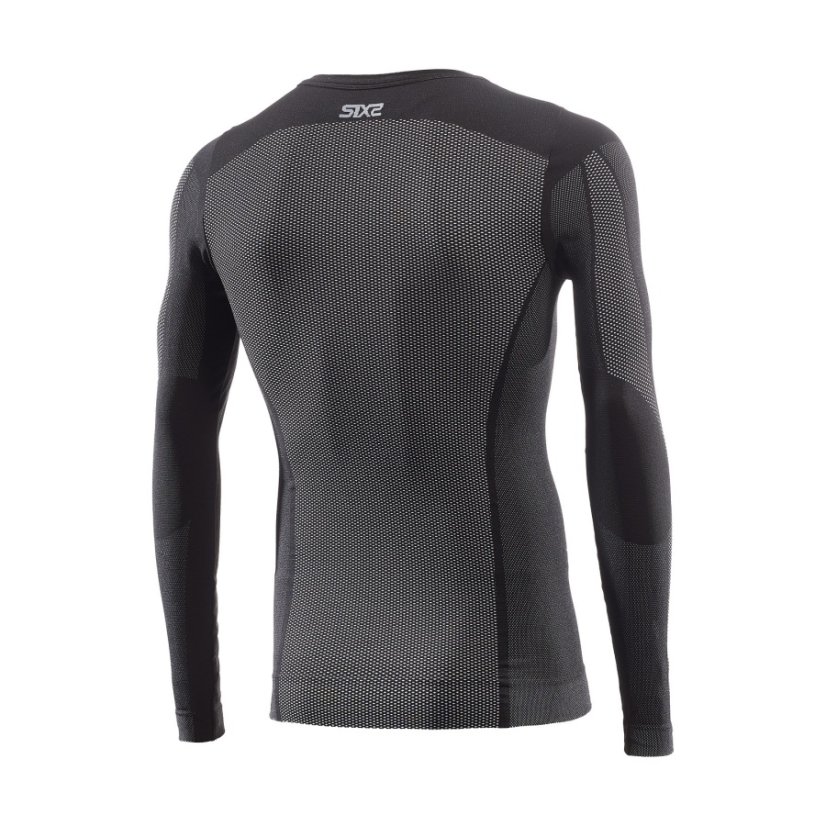 SIX2 TS2 V2 funkční triko dl. rukáv (carbon černá) UNISEX