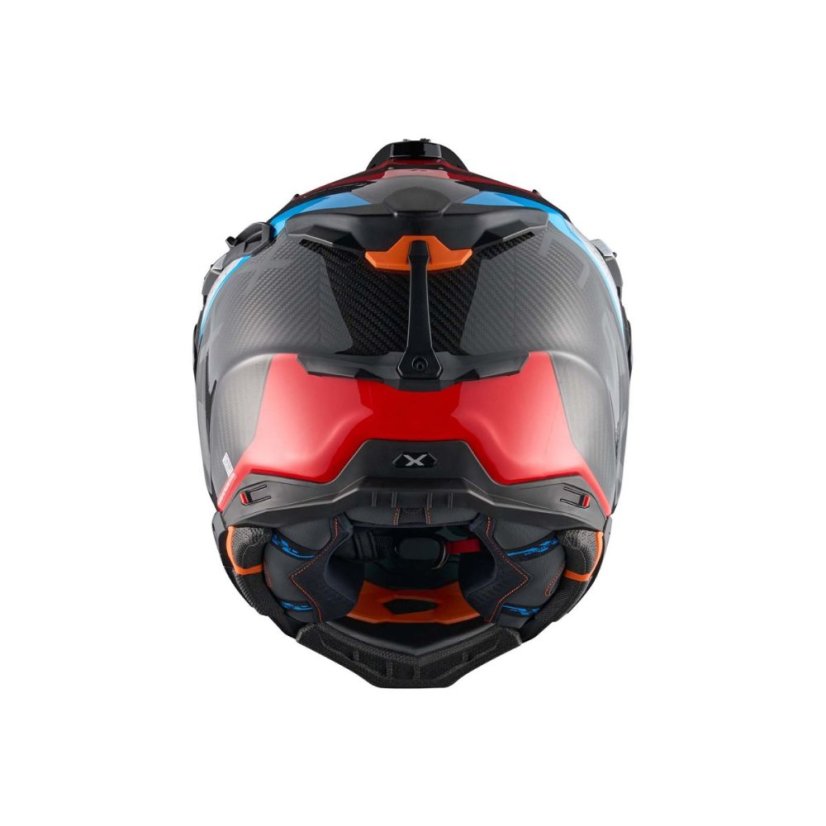 Moto přilba NEXX X.WED3 Furka (bílá/červená/modrá)