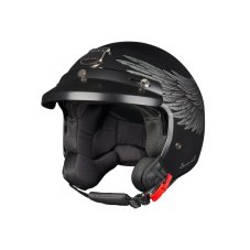 Moto přilba NEXX Y.10 Eagle Rider (černá/šedá) matná