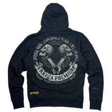 Mikina na zip Yakuza Premium 3825C Trouble Entertainment černá