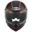 Moto přilba KYT R2R Concept (černá/červená)
