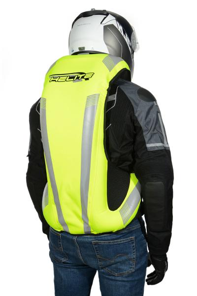 Moto airbagová vesta HELITE HiVis TURTLE 2 (žlutá fluo)