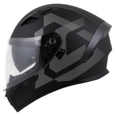 Moto přilba CASSIDA Orbit Grind (černá/šedá) matná