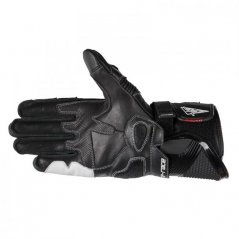 Kožené moto rukavice WINTEX GP Tech (černé/šedé)