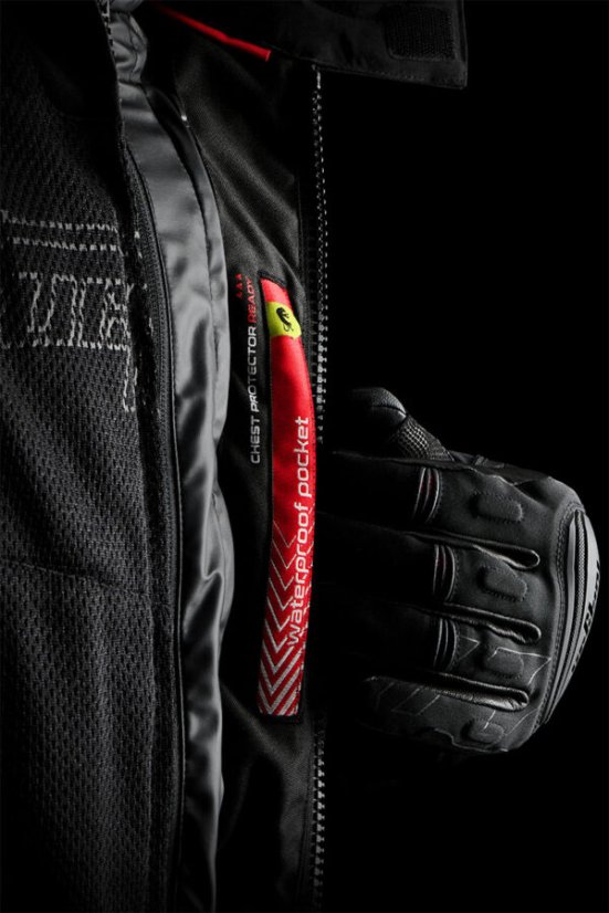 Textilní bunda na motorku Furygan Ultra Spark 3v1 Vented+ (černá)