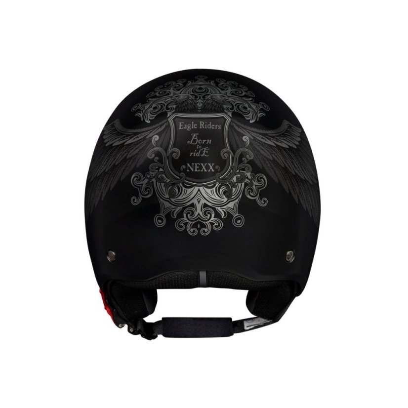 Moto přilba NEXX Y.10 Eagle Rider (černá/šedá) matná