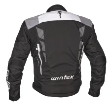 Textilní bunda na motorku WINTEX Sierra (černá/bílá)