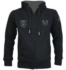 Mikina na zip Yakuza Premium 3925C Born to Burn černá