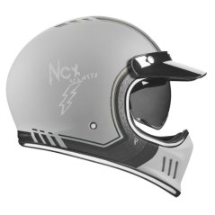 Moto retro přilba NOX PREMIUM Seventy Nine (šedá)