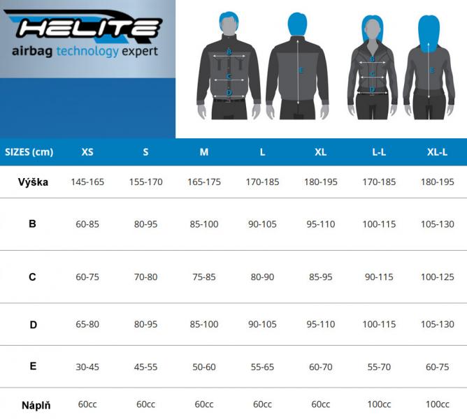 Moto airbagová vesta HELITE HiVis TURTLE 2 (žlutá fluo)