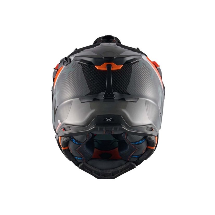 Moto přilba NEXX X.WED3 Furka (oranžová/šedá)