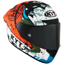Moto přilba KYT NZ Race Blazing (černá/červená)
