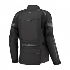 Textilní bunda na motorku Rusty Stitches Cliff (černá)