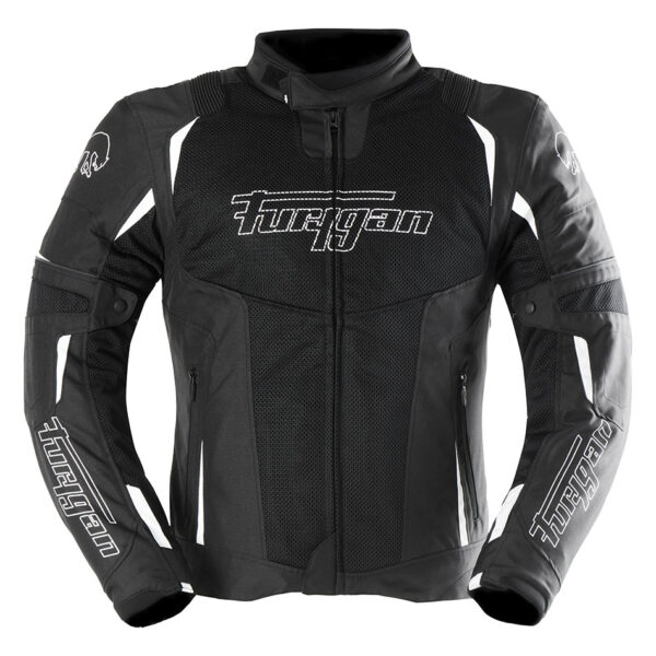 Textilní bunda na motorku Furygan Ultra Spark 3v1 Vented+ (černá/bílá)